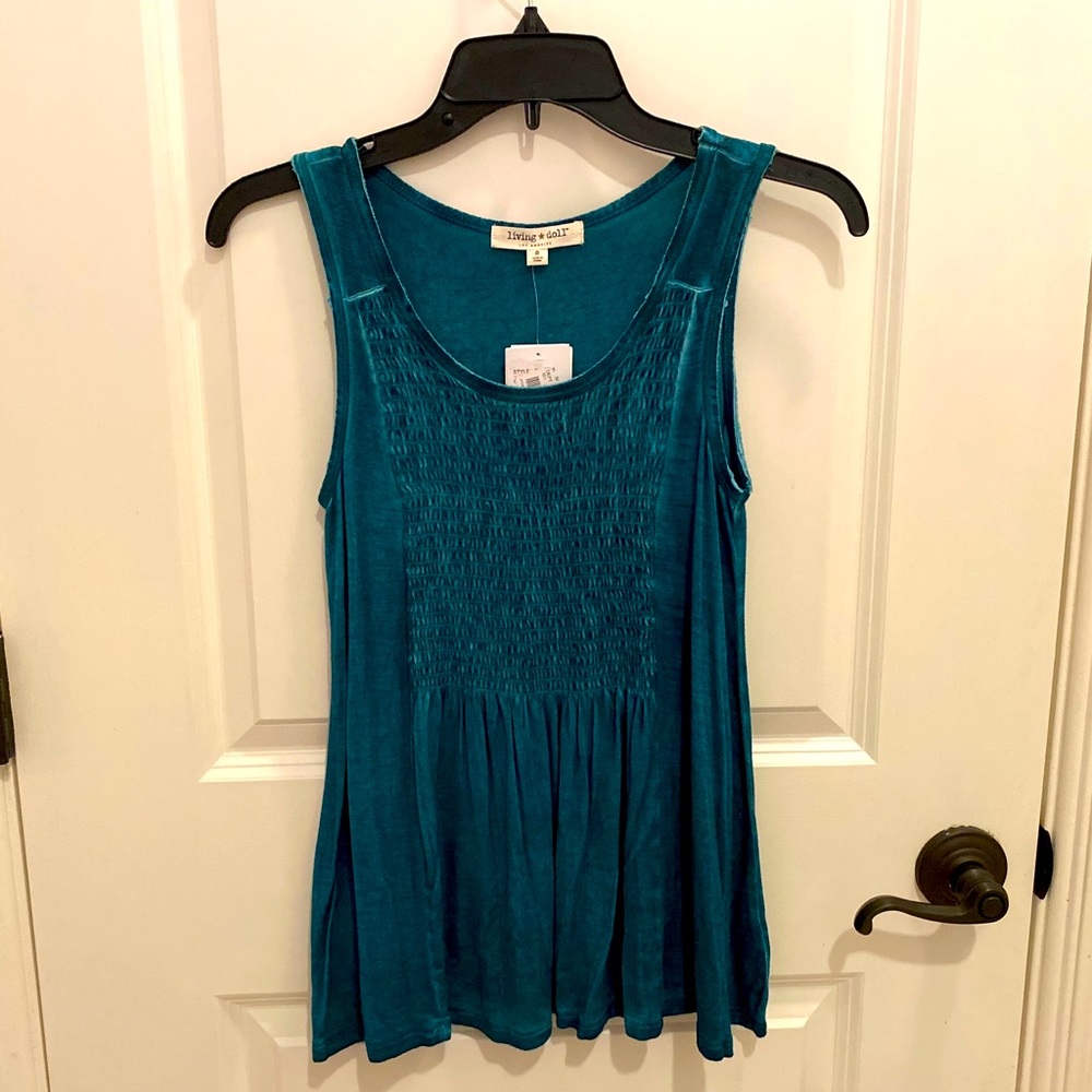 Turquoise Top